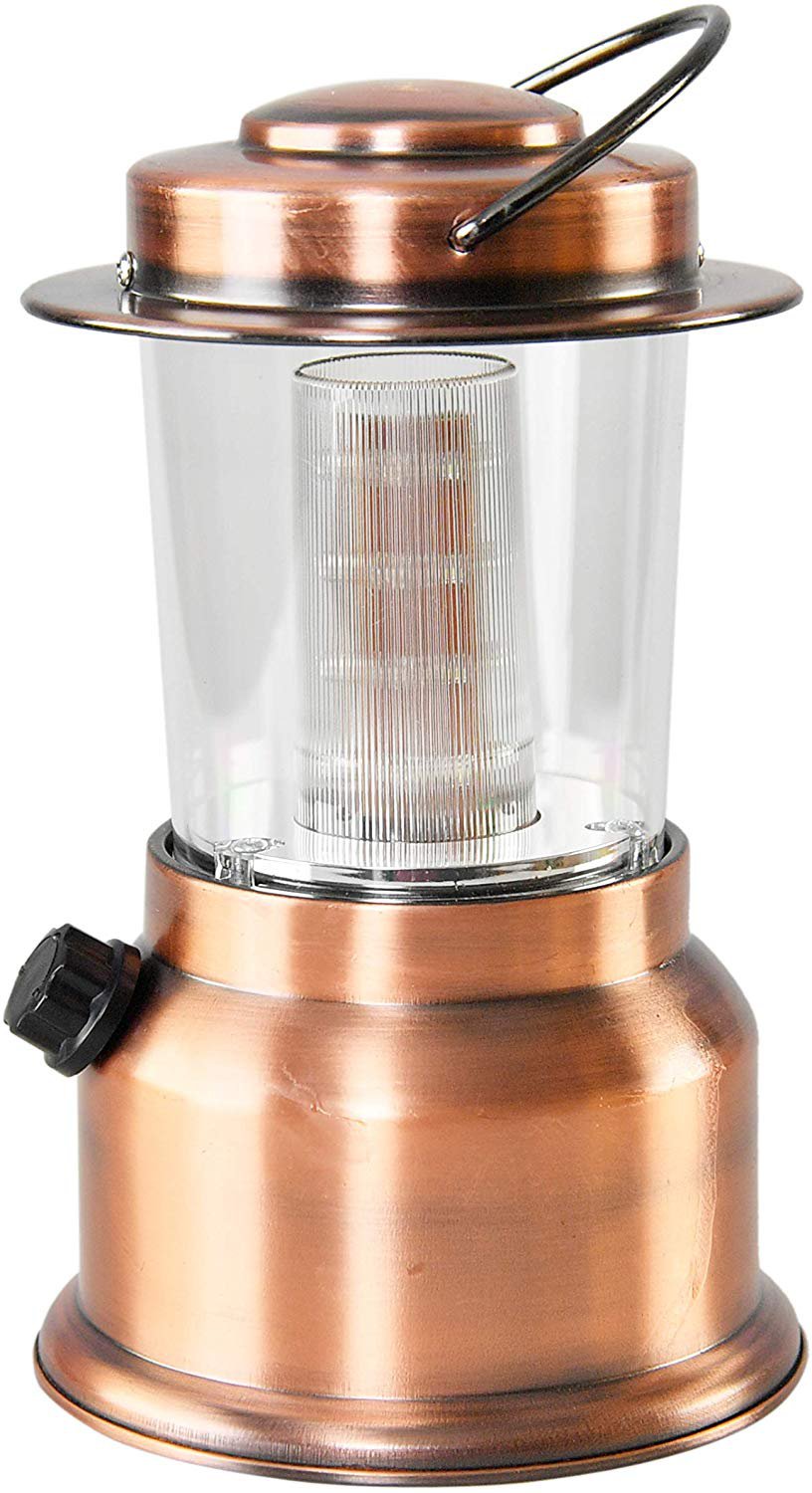 Fortune 8 Railroad Style LED Lantern Copper