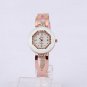 Pink & Gold Crystal Accent Bracelet Wrist Watch