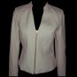 Cache Cropped Zip Front Jacket Winter White