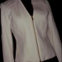 Cache Cropped Zip Front Jacket Winter White