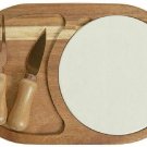 Twine Living Co. Gourmet Wood & Ceramic Cheese Board Gift Set