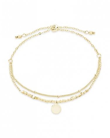 Goldplated Charm Beaded Bracelet