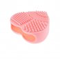 Silicone Heart Shaped Makeup Brush Cleaner Pink
