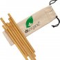 Eco-Friendly 6 Piece Reusable Bamboo Drinking Straws Set