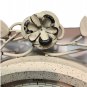 Openwork Floral Butterfly Decorative Clock