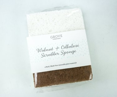 Walnut Scrubber Sponge 2-Pack
