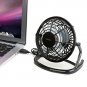 iKross USB Fan USB Mini Desktop Office Fan with 360 Rotation Black
