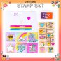 Wooden Stamp Set For Crafts