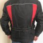 Mens Funrider Padded Motorcycle Jacket Black Red XL