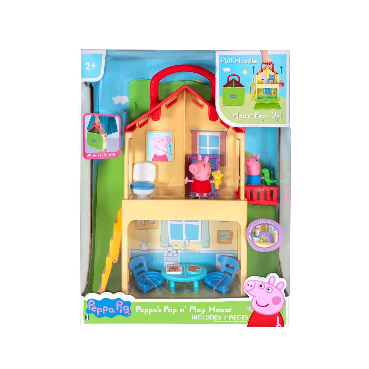 Peppa Pig Pop N' Play House Playset