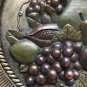 Grape Motif Open Edge Charger Plate