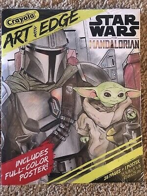 Crayola Star Wars The Mandalorian Coloring Book With Poster