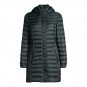 Women's Packable Long Down Jacket With Detachable Hood