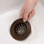 Oil-Rubbed Bronze-Look Sink Strainer 4"