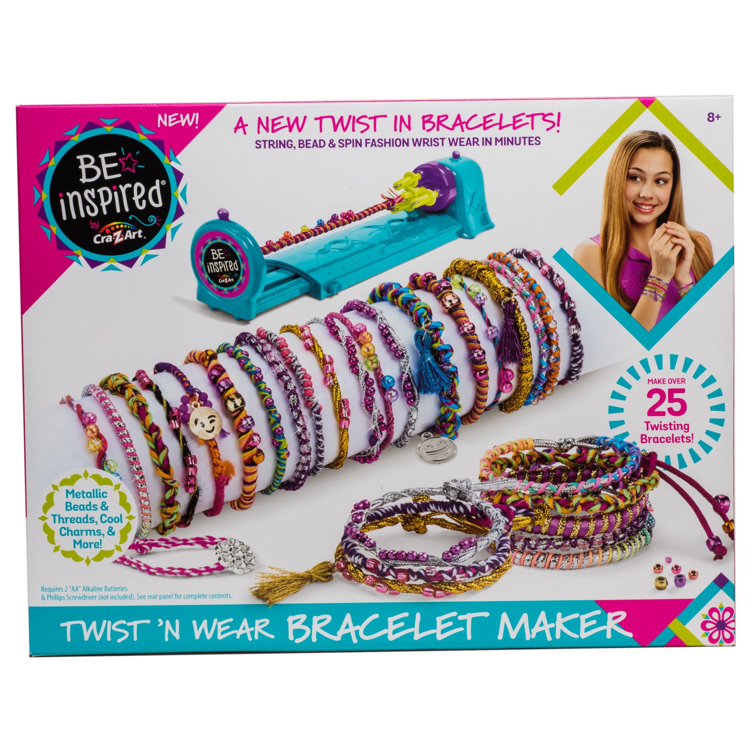 CraZArt Be Inspired Twist'N Wear Bracelet Maker