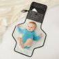 Portable Diaper Changing Station Black/White