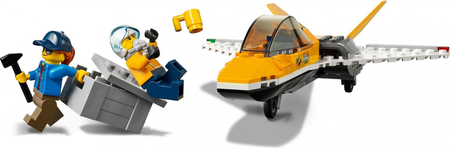 lego city great vehicles airshow jet transporter