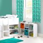 Alien Monster Pattern Printed Decorative Curtains for Kids Room Green Set of 2 Panels