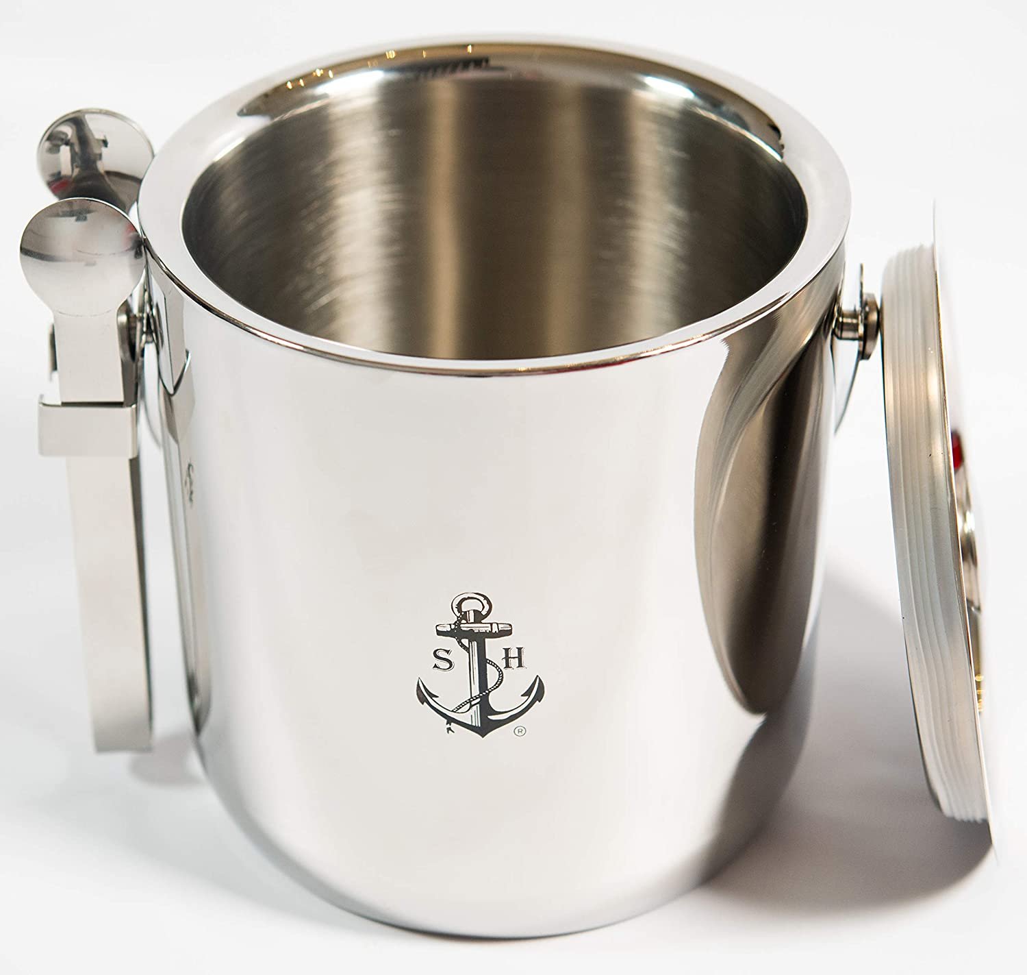 Insulated Ice Bucket With Tongs