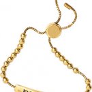 Gold-tone Slider Bracelet