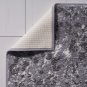 Leopard Print Bath Rug by Sofia Vergara, Gray