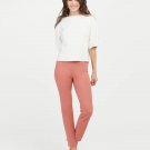 SPANX On-the-Go Ankle Slim Straight Pant, Terra Cotta, L