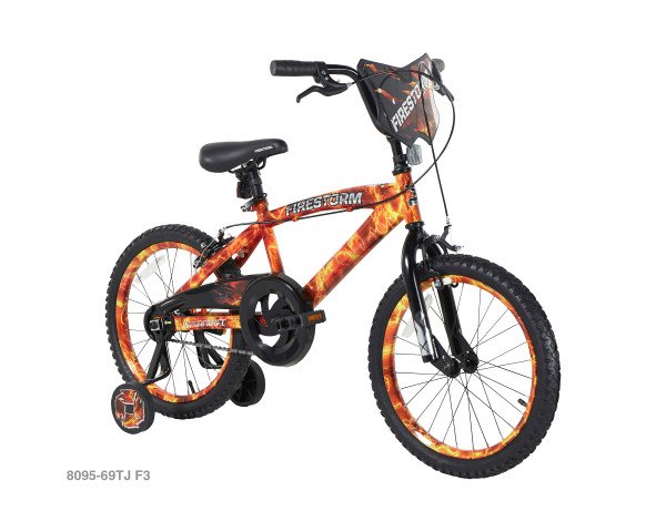 Dynacraft Firestorm 18" BMX Bike, Orange/Yellow