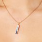 Vince Camuto Blue Ombre CZ Necklace