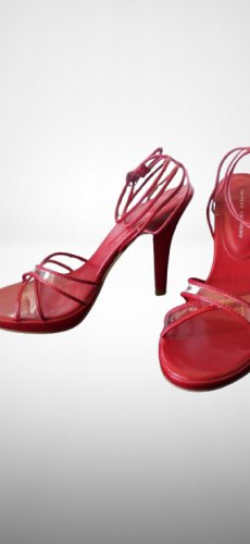 Chinese Laundry Ankle Strap High Heel Sandals Red Size 8