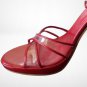 Chinese Laundry Ankle Strap High Heel Sandals Red Size 8