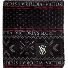 Victoria’s Secret Plush Fleece Throw Blanket Black Multi Victoria’s Secret Plush Fleece Throw Blanket Black Multi