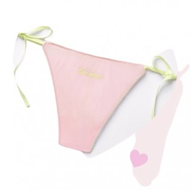 Victoria&acirc;��s Secret Tease V-String Limited Edition Valentine Panty Pink Multi OS