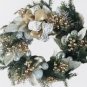 Pearl & Gold Elegance Prelit Christmas Wreath