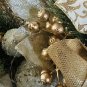 Pearl & Gold Elegance Prelit Christmas Wreath