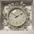 Openwork Floral Butterfly Decorative Clock