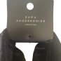 Zara Velvet Wrap Scarf Black