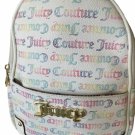 Juicy Couture Logo Backpack White Multi