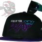 The "King of the Snap" Black/Grape Snapback Hat Cap Royal Swag Edition by Joe Rocken