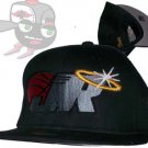 The "Hardwood" Black Snapback Hat Cap Joe Rocken EXCLUSIVE