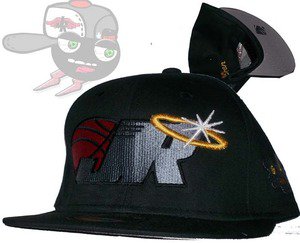 The "Hardwood" Black Snapback Hat Cap Joe Rocken EXCLUSIVE
