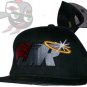 The "Hardwood" Black Snapback Hat Cap Joe Rocken EXCLUSIVE