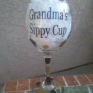 Grandmas Sippy Cup Wine Glass