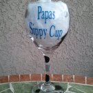 Papas Sippy Cup Wine Glass