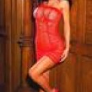 Seamless mini dress with cut string detail