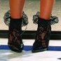 Lace anklets with ruffle