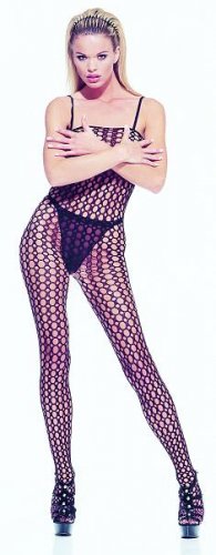 Seamless lycra crochet bodystocking