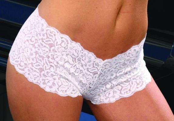 Lace cheeky shorts