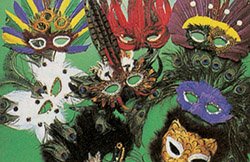 Assorted feather mask