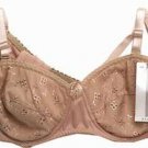 embroidered padded underwire bra 33351