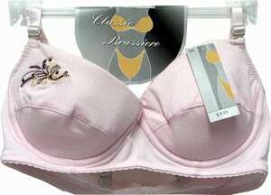 floral embroidered padded underwire bra